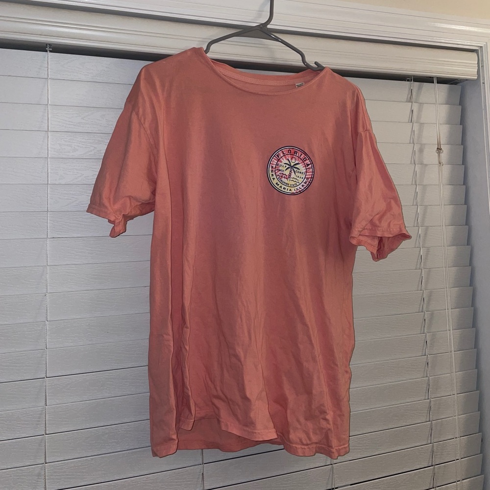 Anna Maria island pink graphic tee shirt